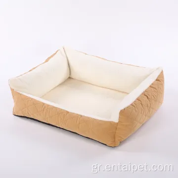 Βασικό μαλακό κρεβάτι σκυλιών κλασικό κρεβάτι κατοικίδιων ζώων